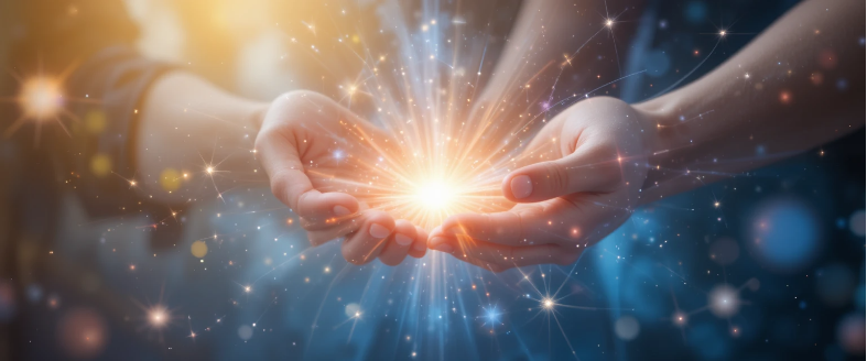 O Reiki canaliza a energia universal para equilibrar corpo e mente com suavidade.