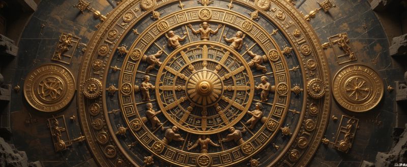 A roda do karma mostra como nossas ações moldam nossas vidas e destinos.