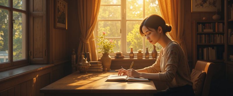 ✨ O primeiro passo para o poder do diário espiritual é sentar-se para escrever com o coração aberto.