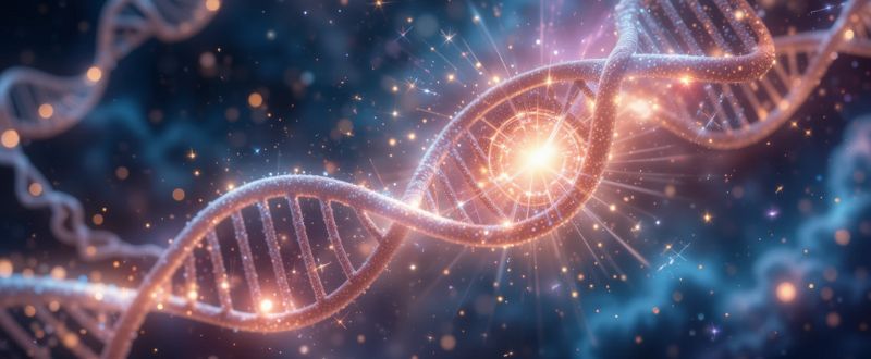 A memória cósmica em nossas células conecta nosso DNA ao universo.