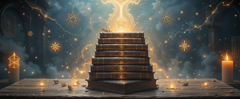 Livros Sobre Leis Universais Essenciais — um guia visual para sua jornada interior.