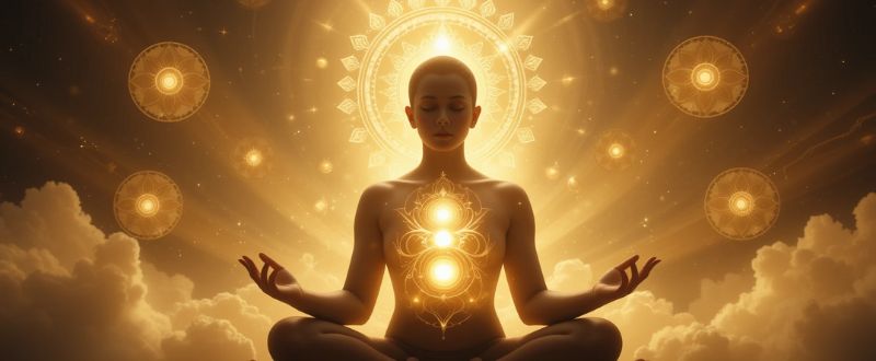 Terapia Reiki: canalização de luz para cura energética e espiritual.
