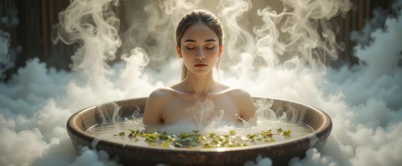 Banho energético com ervas: ritual de limpeza e conexão espiritual.