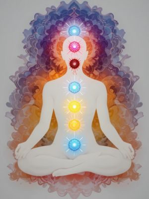 Chakras bloqueados como sinais de bloqueios energéticos.
