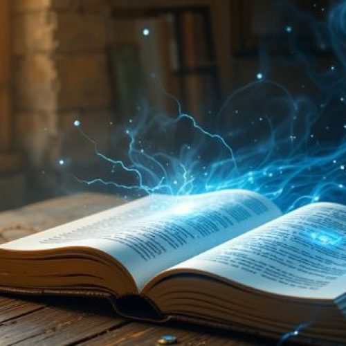 Representação simbólica de um dos livros fundamentais das filosofias espiritualistas.