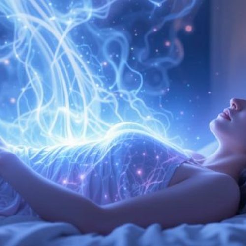 O início da projeção astral ocorre quando o corpo energético começa a se desprender do corpo físico.