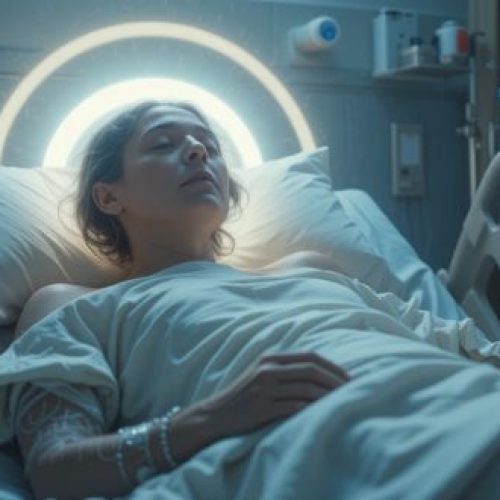 O momento em que a vida e a morte se encontram, trazendo paz durante a Experiência de Quase Morte.