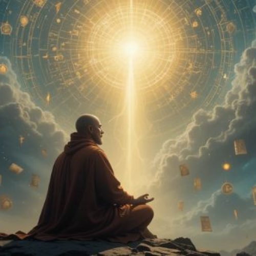 Representação simbólica da jornada espiritual segundo o Rosacrucianismo.