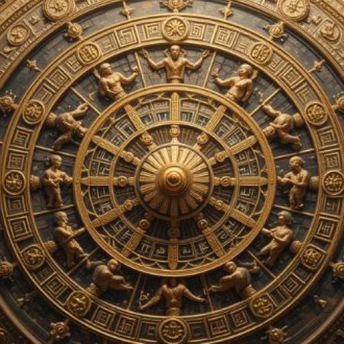 A roda do karma mostra como nossas ações moldam nossas vidas e destinos.
