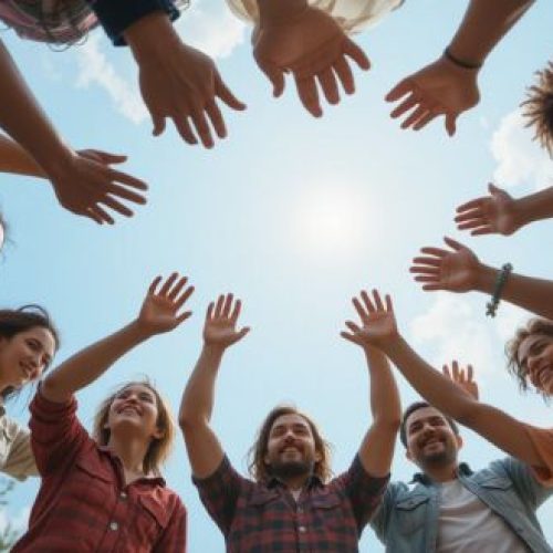 Somos Todos Um: A união entre todos os seres humanos.